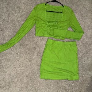 SHEIN X SKY Vibrant Two-Piece Set